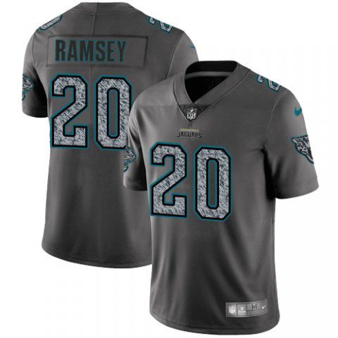 Men Jacksonville Jaguars #20 Ramsey Nike Teams Gray Fashion Static Limited NFL Jerseys